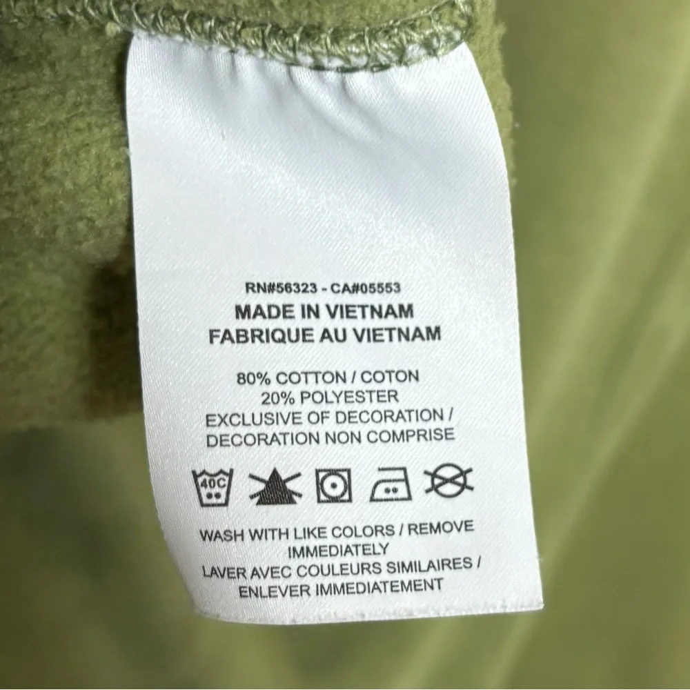 Nike‎ Air Men’s Sweatshirt Crew Neck Pullover Logo Fleece Graphic Green Large